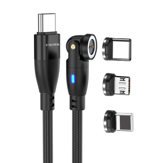 P-TECHUK Pro 60 60W Magnetic 540 Degree Rotating Cable