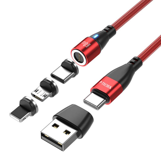 P-TECHUK Pro 60n 60W Super Fast Charging Magnetic Data Cable